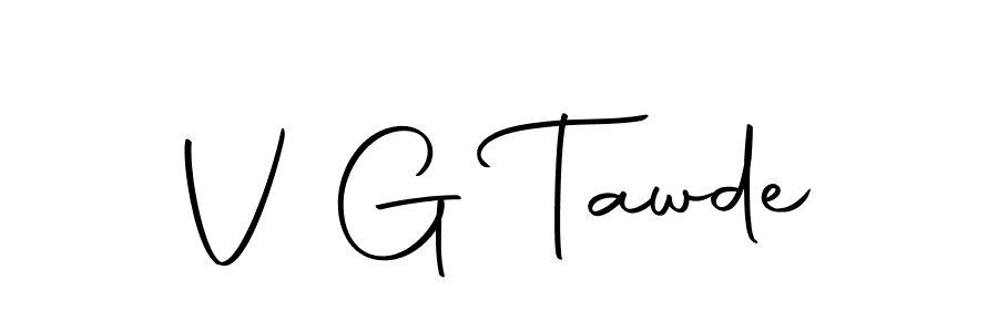 How to Draw V G Tawde signature style? Autography-DOLnW is a latest design signature styles for name V G Tawde. V G Tawde signature style 10 images and pictures png