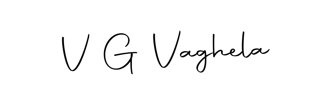 How to make V G Vaghela name signature. Use Autography-DOLnW style for creating short signs online. This is the latest handwritten sign. V G Vaghela signature style 10 images and pictures png
