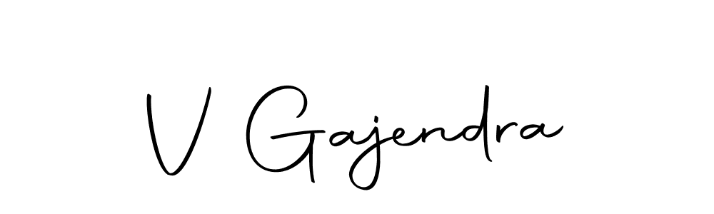 Also we have V Gajendra name is the best signature style. Create professional handwritten signature collection using Autography-DOLnW autograph style. V Gajendra signature style 10 images and pictures png