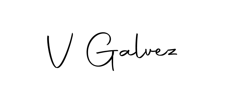 How to make V Galvez signature? Autography-DOLnW is a professional autograph style. Create handwritten signature for V Galvez name. V Galvez signature style 10 images and pictures png