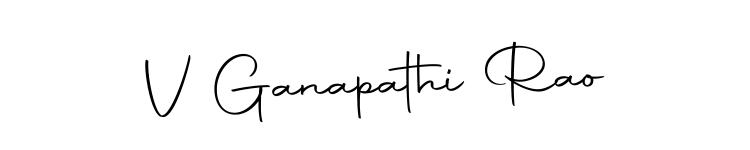 The best way (Autography-DOLnW) to make a short signature is to pick only two or three words in your name. The name V Ganapathi Rao include a total of six letters. For converting this name. V Ganapathi Rao signature style 10 images and pictures png