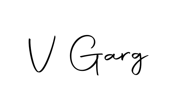 Design your own signature with our free online signature maker. With this signature software, you can create a handwritten (Autography-DOLnW) signature for name V Garg. V Garg signature style 10 images and pictures png