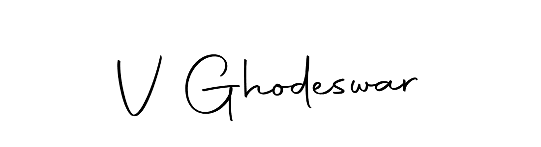 Also we have V Ghodeswar name is the best signature style. Create professional handwritten signature collection using Autography-DOLnW autograph style. V Ghodeswar signature style 10 images and pictures png