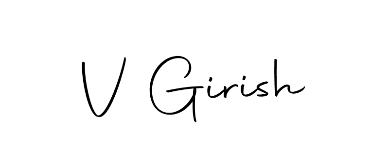 Here are the top 10 professional signature styles for the name V Girish. These are the best autograph styles you can use for your name. V Girish signature style 10 images and pictures png