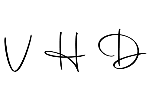 This is the best signature style for the V H D name. Also you like these signature font (Autography-DOLnW). Mix name signature. V H D signature style 10 images and pictures png