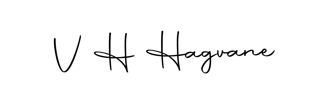 Here are the top 10 professional signature styles for the name V H Hagvane. These are the best autograph styles you can use for your name. V H Hagvane signature style 10 images and pictures png