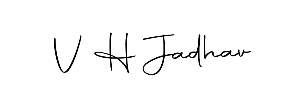 Best and Professional Signature Style for V H Jadhav. Autography-DOLnW Best Signature Style Collection. V H Jadhav signature style 10 images and pictures png