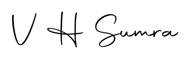 Looking for an artistic signature for V H Sumra? The Autography-DOLnW calligraphy style gives a sophisticated flow suitable for business cards and emails. V H Sumra signature style 10 images and pictures png