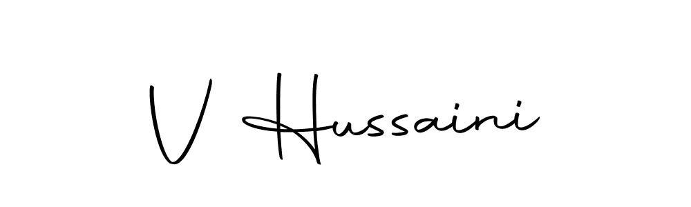 Design your own signature with our free online signature maker. With this signature software, you can create a handwritten (Autography-DOLnW) signature for name V Hussaini. V Hussaini signature style 10 images and pictures png