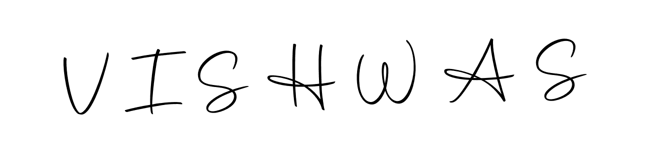 V I S H W A S stylish signature style. Best Handwritten Sign (Autography-DOLnW) for my name. Handwritten Signature Collection Ideas for my name V I S H W A S. V I S H W A S signature style 10 images and pictures png