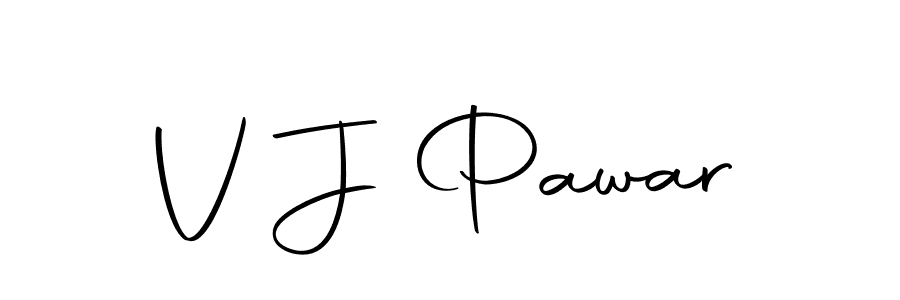 Make a beautiful signature design for name V J Pawar. With this signature (Autography-DOLnW) style, you can create a handwritten signature for free. V J Pawar signature style 10 images and pictures png