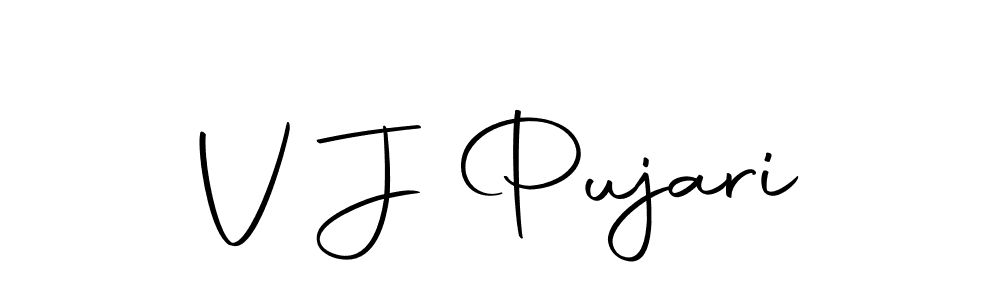 V J Pujari stylish signature style. Best Handwritten Sign (Autography-DOLnW) for my name. Handwritten Signature Collection Ideas for my name V J Pujari. V J Pujari signature style 10 images and pictures png