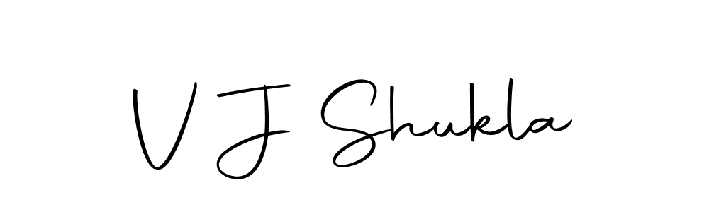 The best way (Autography-DOLnW) to make a short signature is to pick only two or three words in your name. The name V J Shukla include a total of six letters. For converting this name. V J Shukla signature style 10 images and pictures png