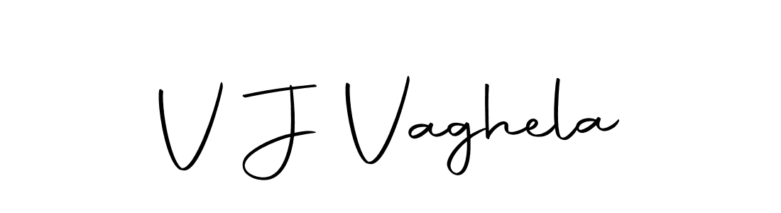 How to make V J Vaghela signature? Autography-DOLnW is a professional autograph style. Create handwritten signature for V J Vaghela name. V J Vaghela signature style 10 images and pictures png