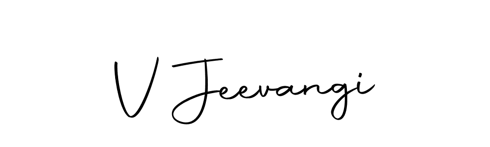 Make a beautiful signature design for name V Jeevangi. With this signature (Autography-DOLnW) style, you can create a handwritten signature for free. V Jeevangi signature style 10 images and pictures png