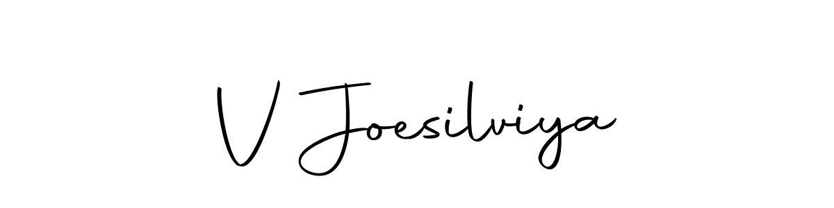 Similarly Autography-DOLnW is the best handwritten signature design. Signature creator online .You can use it as an online autograph creator for name V Joesilviya. V Joesilviya signature style 10 images and pictures png