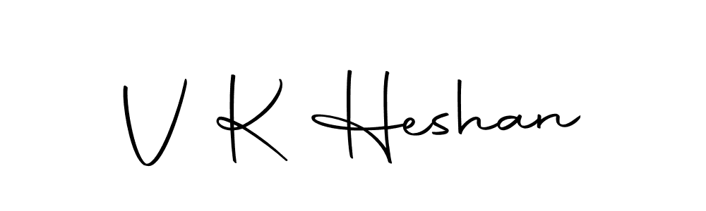 Similarly Autography-DOLnW is the best handwritten signature design. Signature creator online .You can use it as an online autograph creator for name V K Heshan. V K Heshan signature style 10 images and pictures png