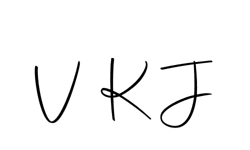 This is the best signature style for the V K J name. Also you like these signature font (Autography-DOLnW). Mix name signature. V K J signature style 10 images and pictures png