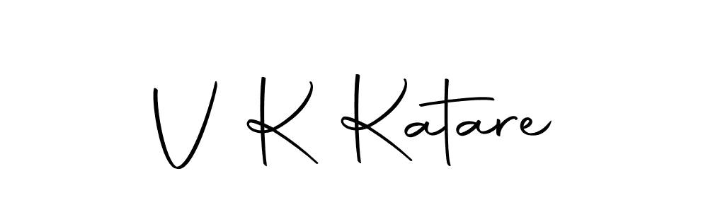 How to make V K Katare signature? Autography-DOLnW is a professional autograph style. Create handwritten signature for V K Katare name. V K Katare signature style 10 images and pictures png