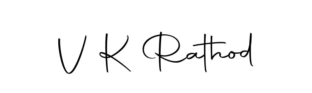 Make a beautiful signature design for name V K Rathod. With this signature (Autography-DOLnW) style, you can create a handwritten signature for free. V K Rathod signature style 10 images and pictures png