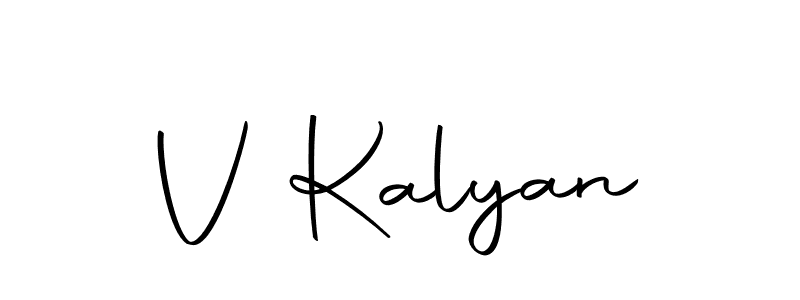 You can use this online signature creator to create a handwritten signature for the name V Kalyan. This is the best online autograph maker. V Kalyan signature style 10 images and pictures png