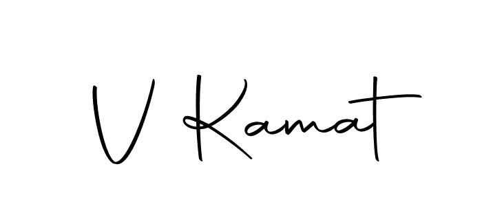 How to make V Kamat signature? Autography-DOLnW is a professional autograph style. Create handwritten signature for V Kamat name. V Kamat signature style 10 images and pictures png