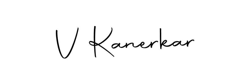 You should practise on your own different ways (Autography-DOLnW) to write your name (V Kanerkar) in signature. don't let someone else do it for you. V Kanerkar signature style 10 images and pictures png