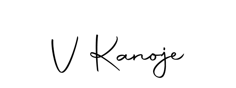 You should practise on your own different ways (Autography-DOLnW) to write your name (V Kanoje) in signature. don't let someone else do it for you. V Kanoje signature style 10 images and pictures png
