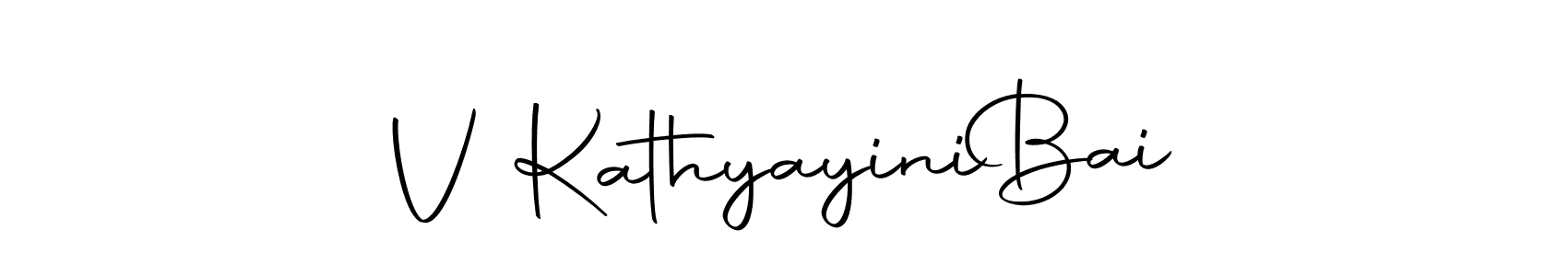 It looks lik you need a new signature style for name V Kathyayini  Bai. Design unique handwritten (Autography-DOLnW) signature with our free signature maker in just a few clicks. V Kathyayini  Bai signature style 10 images and pictures png