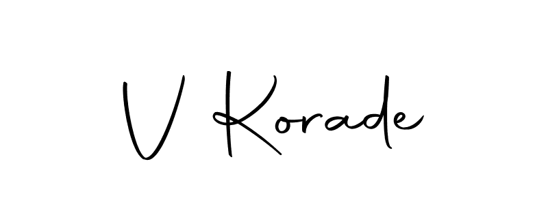 Here are the top 10 professional signature styles for the name V Korade. These are the best autograph styles you can use for your name. V Korade signature style 10 images and pictures png
