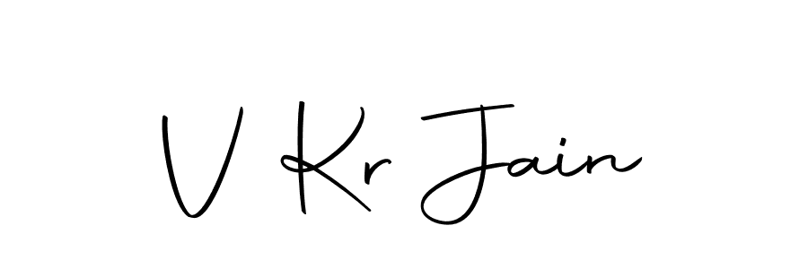 How to Draw V Kr Jain signature style? Autography-DOLnW is a latest design signature styles for name V Kr Jain. V Kr Jain signature style 10 images and pictures png