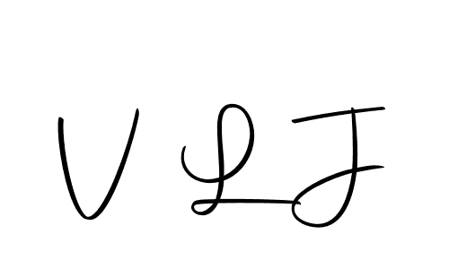 if you are searching for the best signature style for your name V L J. so please give up your signature search. here we have designed multiple signature styles  using Autography-DOLnW. V L J signature style 10 images and pictures png