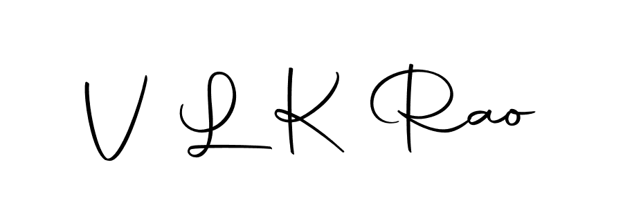 V L K Rao stylish signature style. Best Handwritten Sign (Autography-DOLnW) for my name. Handwritten Signature Collection Ideas for my name V L K Rao. V L K Rao signature style 10 images and pictures png