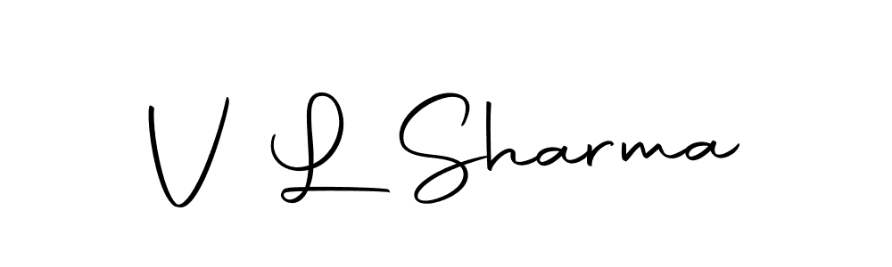 How to make V L Sharma name signature. Use Autography-DOLnW style for creating short signs online. This is the latest handwritten sign. V L Sharma signature style 10 images and pictures png