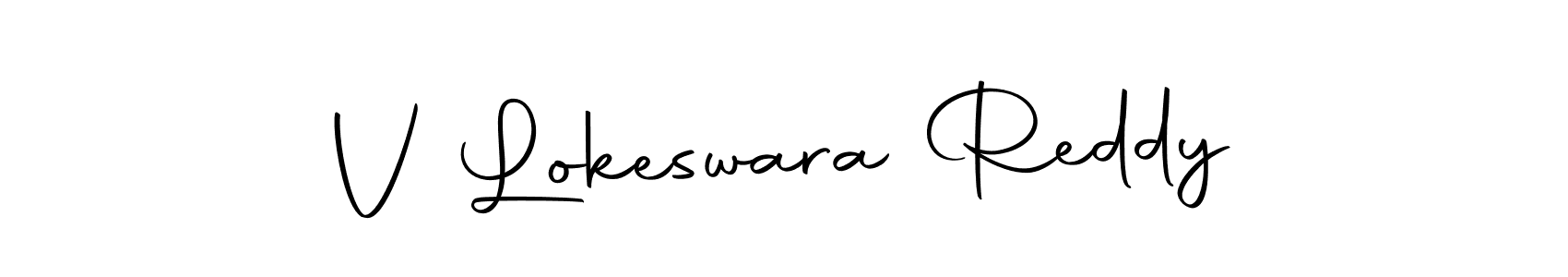 The best way (Autography-DOLnW) to make a short signature is to pick only two or three words in your name. The name V Lokeswara Reddy include a total of six letters. For converting this name. V Lokeswara Reddy signature style 10 images and pictures png