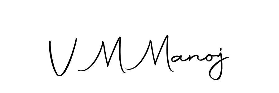 This is the best signature style for the V M Manoj name. Also you like these signature font (Autography-DOLnW). Mix name signature. V M Manoj signature style 10 images and pictures png