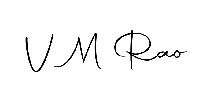 How to make V M Rao name signature. Use Autography-DOLnW style for creating short signs online. This is the latest handwritten sign. V M Rao signature style 10 images and pictures png