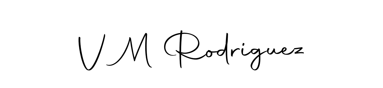 V M Rodriguez stylish signature style. Best Handwritten Sign (Autography-DOLnW) for my name. Handwritten Signature Collection Ideas for my name V M Rodriguez. V M Rodriguez signature style 10 images and pictures png