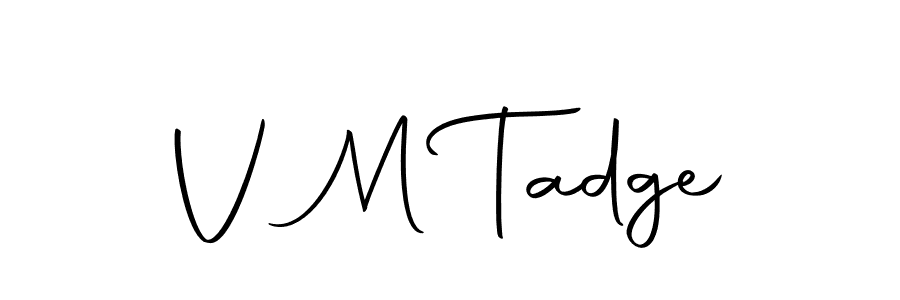 You can use this online signature creator to create a handwritten signature for the name V M Tadge. This is the best online autograph maker. V M Tadge signature style 10 images and pictures png