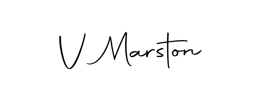 This is the best signature style for the V Marston name. Also you like these signature font (Autography-DOLnW). Mix name signature. V Marston signature style 10 images and pictures png