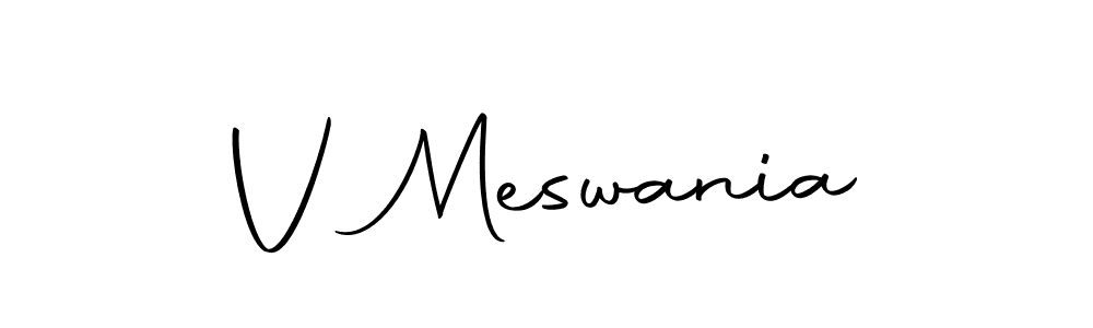 This is the best signature style for the V Meswania name. Also you like these signature font (Autography-DOLnW). Mix name signature. V Meswania signature style 10 images and pictures png