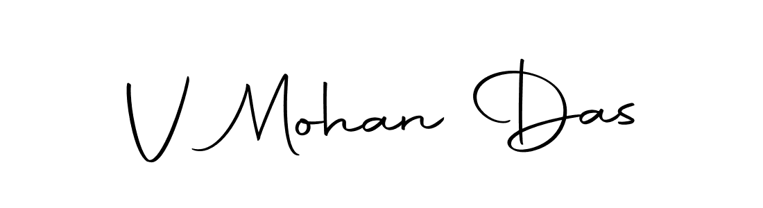You can use this online signature creator to create a handwritten signature for the name V Mohan Das. This is the best online autograph maker. V Mohan Das signature style 10 images and pictures png