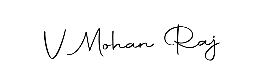 Make a beautiful signature design for name V Mohan Raj. Use this online signature maker to create a handwritten signature for free. V Mohan Raj signature style 10 images and pictures png