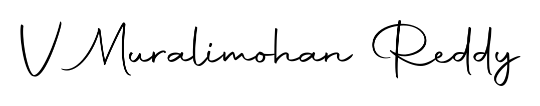 Express your personality with a custom V Muralimohan Reddy signature crafted with Autography-DOLnW typography. Free transparent PNG download available. V Muralimohan Reddy signature style 10 images and pictures png