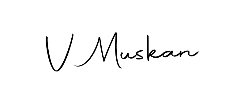 You can use this online signature creator to create a handwritten signature for the name V Muskan. This is the best online autograph maker. V Muskan signature style 10 images and pictures png