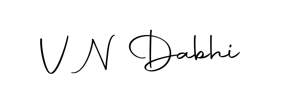 V N Dabhi stylish signature style. Best Handwritten Sign (Autography-DOLnW) for my name. Handwritten Signature Collection Ideas for my name V N Dabhi. V N Dabhi signature style 10 images and pictures png