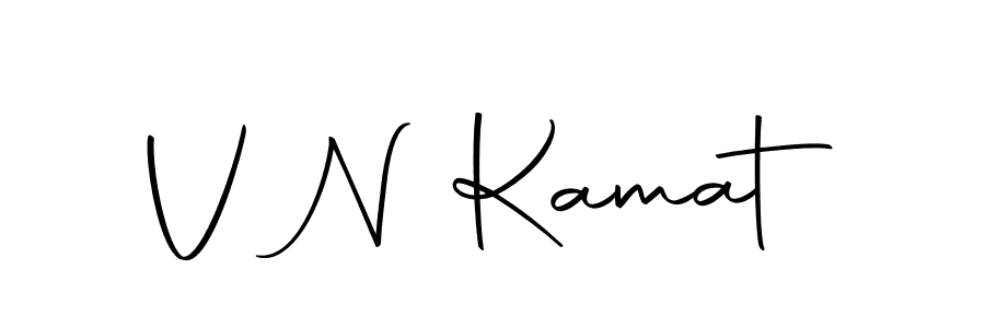 Make a beautiful signature design for name V N Kamat. Use this online signature maker to create a handwritten signature for free. V N Kamat signature style 10 images and pictures png