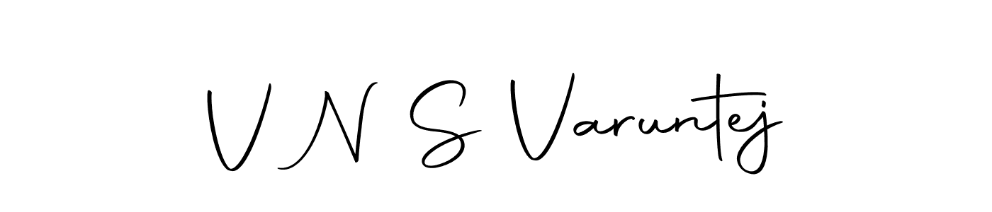 Design your own signature with our free online signature maker. With this signature software, you can create a handwritten (Autography-DOLnW) signature for name V N S Varuntej. V N S Varuntej signature style 10 images and pictures png