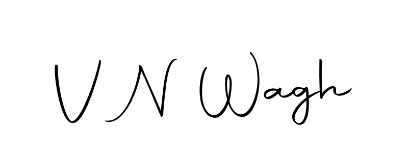V N Wagh stylish signature style. Best Handwritten Sign (Autography-DOLnW) for my name. Handwritten Signature Collection Ideas for my name V N Wagh. V N Wagh signature style 10 images and pictures png