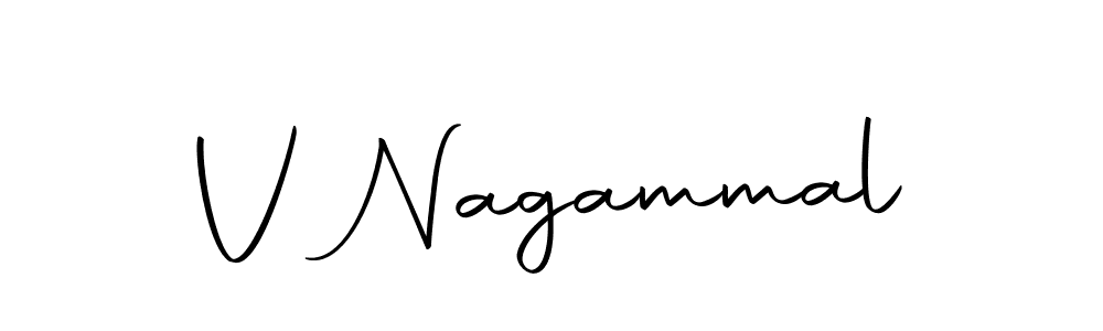Make a beautiful signature design for name V Nagammal. Use this online signature maker to create a handwritten signature for free. V Nagammal signature style 10 images and pictures png